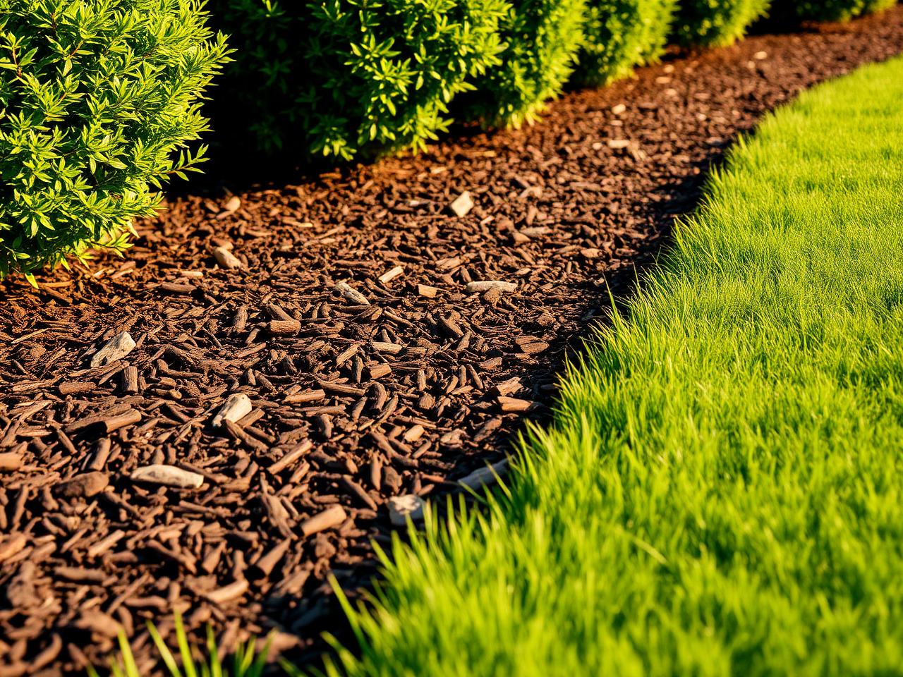 Mulch bed install